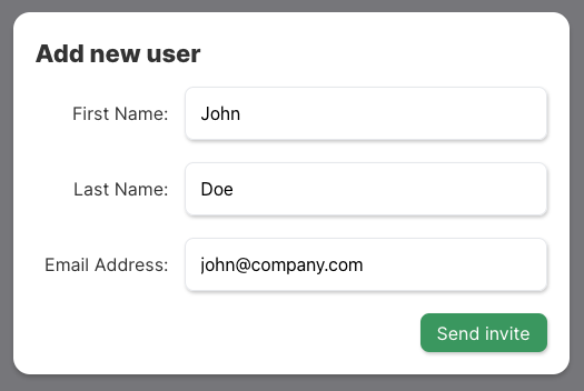 Managing and Assigning Users — example 12