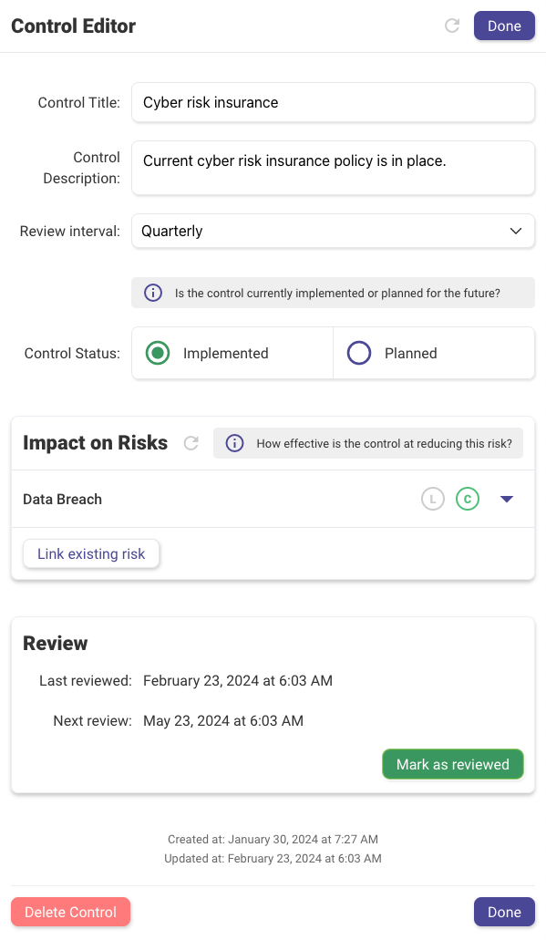 Adding Controls — example 39