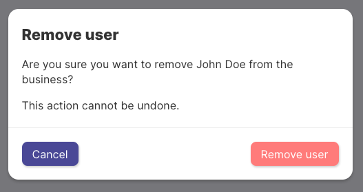 Managing and Assigning Users — example 17