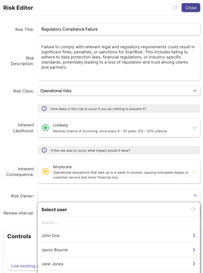 Managing and Assigning Users — example 26